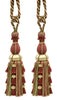 DÉCOPRO Large Elegant Curtain & Drapery Tassel Tieback, Tassel Length 12
