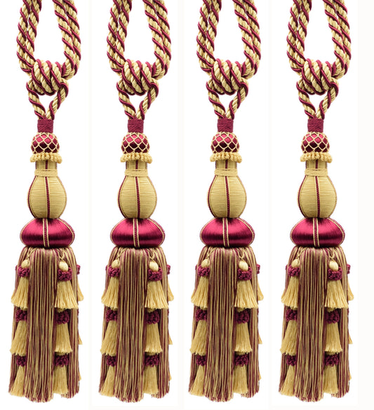 #Color_Burgundy Gold Red Multicolor (Color# 1253)