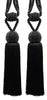 DÉCOPRO Decorative Beaded Curtain Tassel Tieback Elaborately Handcrafted with a Glass Seed Bead Design, Tassel Length 8