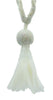 DÉCOPRO Beautiful Beaded Curtain Tassel Tieback Exquisitely Handcrafted with Exotic Feather Design, Tassel Length 5
