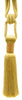 DÉCOPRO Classic Beaded Curtain Tassel Tieback, Handcrafted with Diamond Braided Cord and Seed Bead Vintage Design, Tassel Length 7