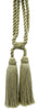 DÉCOPRO Traditional Cotton Double Tassel Curtain & Drapery Tassel Tieback, Tassel Length 5 1/2