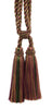 DÉCOPRO Traditional Cotton Double Tassel Curtain & Drapery Tassel Tieback, Tassel Length 5 1/2