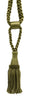 DÉCOPRO Beautiful Curtain & Drapery Tassel Tieback, Adjustable Cord Length with Elegant Bullion Design, Tassel Length 5 1/2