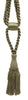 DÉCOPRO Beautiful Curtain & Drapery Tassel Tieback, Adjustable Cord Length with Elegant Bullion Design, Tassel Length 5 1/2