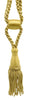 DÉCOPRO Beautiful Curtain & Drapery Tassel Tieback, Adjustable Cord Length with Elegant Bullion Design, Tassel Length 5 1/2