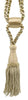 DÉCOPRO Beautiful Curtain & Drapery Tassel Tieback, Adjustable Cord Length with Elegant Bullion Design, Tassel Length 5 1/2