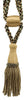 DÉCOPRO Beautiful Curtain & Drapery Tassel Tieback, Adjustable Cord Length with Elegant Bullion Design, Tassel Length 5 1/2