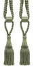 DÉCOPRO Beautiful Curtain & Drapery Tassel Tieback, Adjustable Cord Length with Elegant Bullion Design, Tassel Length 5 1/2
