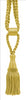 DÉCOPRO Beautiful Curtain & Drapery Tassel Tieback, Adjustable Cord Length with Elegant Bullion Design, Tassel Length 5 1/2