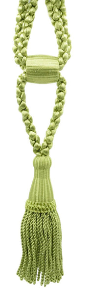 DÉCOPRO Beautiful Curtain & Drapery Tassel Tieback, Adjustable Cord Length with Elegant Bullion Design, Tassel Length 5 1/2
