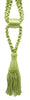 DÉCOPRO Beautiful Curtain & Drapery Tassel Tieback, Adjustable Cord Length with Elegant Bullion Design, Tassel Length 5 1/2