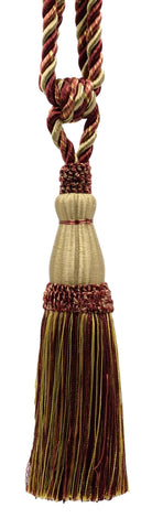 DÉCOPRO Elegant Lustrous Curtain Tassel Tieback, Tassel Length 8 1/2