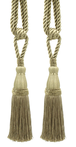 DÉCOPRO Elegant Lustrous Curtain Tassel Tieback, Tassel Length 8 1/2