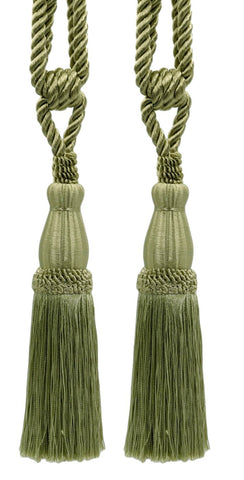 DÉCOPRO Elegant Lustrous Curtain Tassel Tieback, Tassel Length 8 1/2