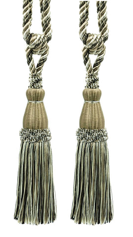 DÉCOPRO Elegant Lustrous Curtain Tassel Tieback, Tassel Length 8 1/2