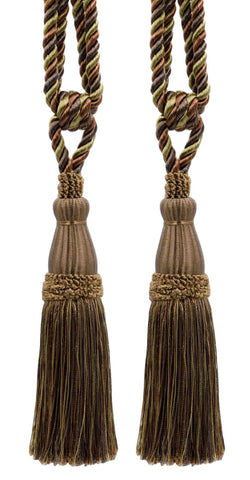 DÉCOPRO Elegant Lustrous Curtain Tassel Tieback, Tassel Length 8 1/2