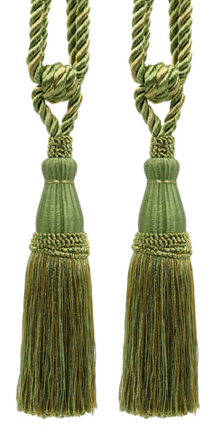 DÉCOPRO Elegant Lustrous Curtain Tassel Tieback, Tassel Length 8 1/2