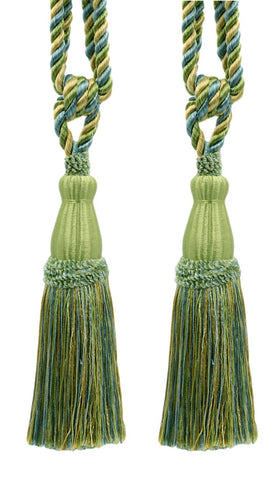 DÉCOPRO Elegant Lustrous Curtain Tassel Tieback, Tassel Length 8 1/2