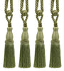 DÉCOPRO Elegant Lustrous Curtain Tassel Tieback, Tassel Length 8 1/2