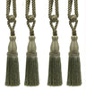 DÉCOPRO Elegant Lustrous Curtain Tassel Tieback, Tassel Length 8 1/2