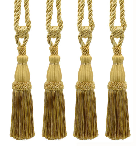 DÉCOPRO Elegant Lustrous Curtain Tassel Tieback, Tassel Length 8 1/2