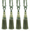 DÉCOPRO Elegant Lustrous Curtain Tassel Tieback, Tassel Length 8 1/2