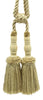 DÉCOPRO Vintage Curtain & Drapery Tassel Tieback with Chenille Accent, Tassel Length 8