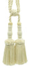 DÉCOPRO Vintage Curtain & Drapery Tassel Tieback with Chenille Accent, Tassel Length 8
