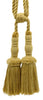 DÉCOPRO Vintage Curtain & Drapery Tassel Tieback with Chenille Accent, Tassel Length 8