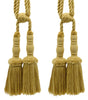 DÉCOPRO Vintage Curtain & Drapery Tassel Tieback with Chenille Accent, Tassel Length 8