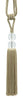 DÉCOPRO Elegant Acrylic Crystal Curtain & Drapery Tassel Tieback with Faceted Beads, Tassel Length 9