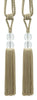 DÉCOPRO Elegant Acrylic Crystal Curtain & Drapery Tassel Tieback with Faceted Beads, Tassel Length 9