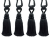 DÉCOPRO Hand Crafted Traditional Country Cotton Curtain Tassel Tieback, Tassel Length 7