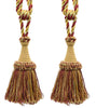 DÉCOPRO Decorative Curtain & Drapery Tassel Tieback Handcrafted with Victorian Design, Tassel Length 8