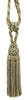 DÉCOPRO Elegant Curtain & Drapery Tassel Tieback with Decorative Hand Crocheted Design, Tassel Length 8