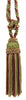DÉCOPRO Elegant Curtain & Drapery Tassel Tieback with Decorative Hand Crocheted Design, Tassel Length 8