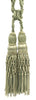DÉCOPRO Exquisite Curtain & Drapery Double Tassel Tieback Elegantly Handcrafted to Perfection, Tassel Length 10