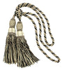 DÉCOPRO Exquisite Curtain & Drapery Double Tassel Tieback Elegantly Handcrafted to Perfection, Tassel Length 10