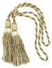 DÉCOPRO Exquisite Curtain & Drapery Double Tassel Tieback Elegantly Handcrafted to Perfection, Tassel Length 10