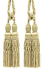 DÉCOPRO Exquisite Curtain & Drapery Double Tassel Tieback Elegantly Handcrafted to Perfection, Tassel Length 10
