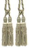 DÉCOPRO Exquisite Curtain & Drapery Double Tassel Tieback Elegantly Handcrafted to Perfection, Tassel Length 10
