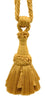 DÉCOPRO Beautifully Handcrafted Curtain & Drapery Tassel Tieback with Matte Finish, Tassel Length 6