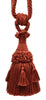 DÉCOPRO Beautifully Handcrafted Curtain & Drapery Tassel Tieback with Matte Finish, Tassel Length 6