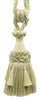 DÉCOPRO Beautifully Handcrafted Curtain & Drapery Tassel Tieback with Matte Finish, Tassel Length 6