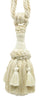 DÉCOPRO Beautifully Handcrafted Curtain & Drapery Tassel Tieback with Matte Finish, Tassel Length 6
