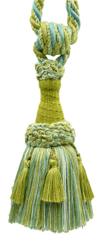 DÉCOPRO Beautifully Handcrafted Curtain & Drapery Tassel Tieback with Matte Finish, Tassel Length 6