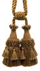 DÉCOPRO Beautifully Handcrafted Curtain & Drapery Tassel Tieback with Matte Finish, Tassel Length 6