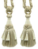 DÉCOPRO Beautifully Handcrafted Curtain & Drapery Tassel Tieback with Matte Finish, Tassel Length 6