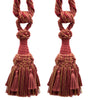 DÉCOPRO Beautifully Handcrafted Curtain & Drapery Tassel Tieback with Matte Finish, Tassel Length 6